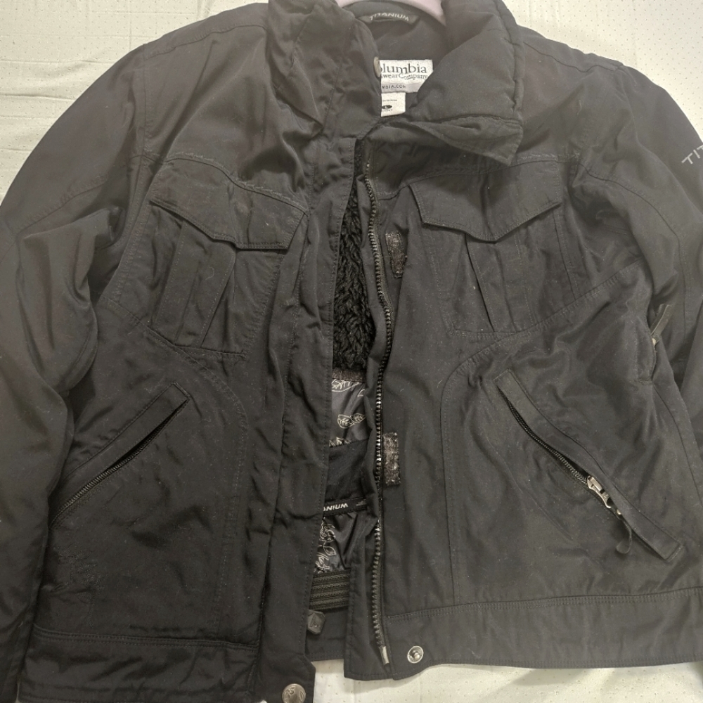 Black Columbia winter coat